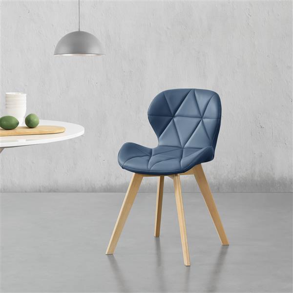 Grote foto eetkamerstoel almhult 81x57x49 cm set van 2 blauw huis en inrichting stoelen