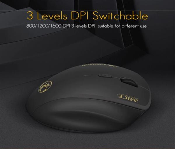 Grote foto elementkey im wireless usb draadloze ergonomische muis 1600 dpi verstelbaar optische computermui computers en software overige computers en software