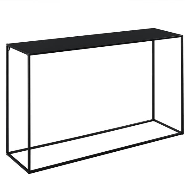 Grote foto console tafel sidetable metaal 74x115x32 cm zwart mat huis en inrichting stoelen
