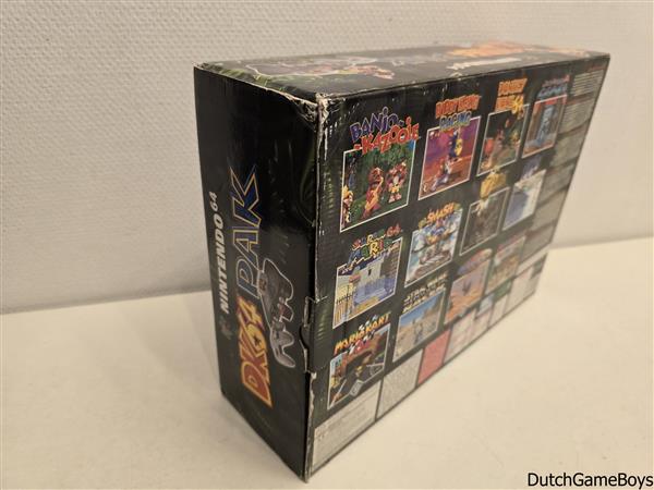 Grote foto nintendo 64 n64 console donkey kong 64 pak pal boxed spelcomputers games overige merken