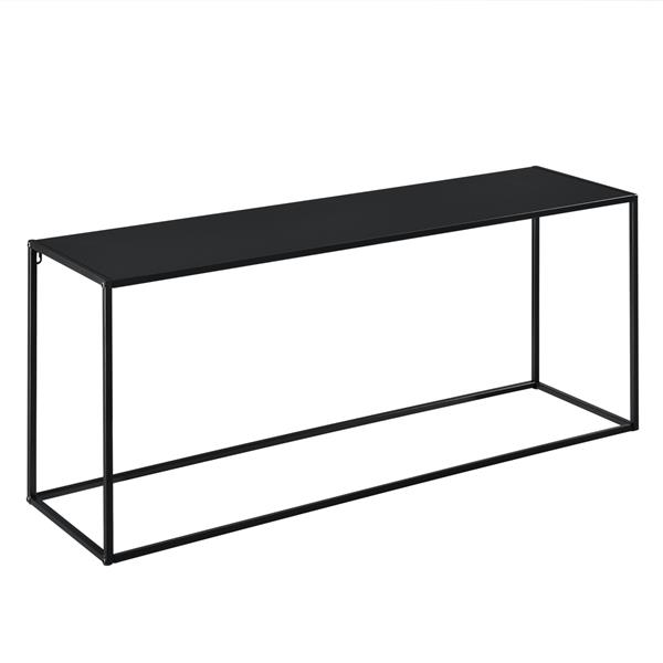 Grote foto console tafel sidetable metaal 50x115x32 cm zwart mat huis en inrichting stoelen
