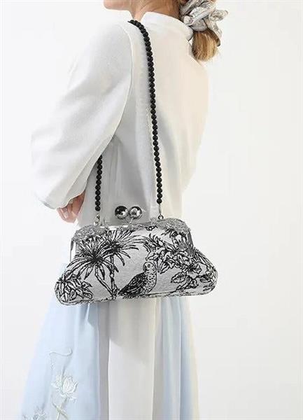 Grote foto rebel love clothing tropical birds purse. sieraden tassen en uiterlijk schoudertassen