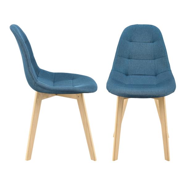 Grote foto eetkamerstoel kopparberg 86x53x47 cm set van 2 blauw huis en inrichting stoelen