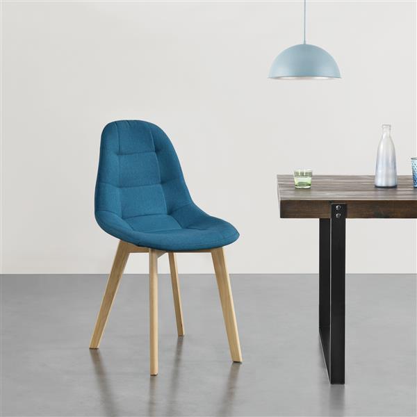 Grote foto eetkamerstoel kopparberg 86x53x47 cm set van 2 blauw huis en inrichting stoelen