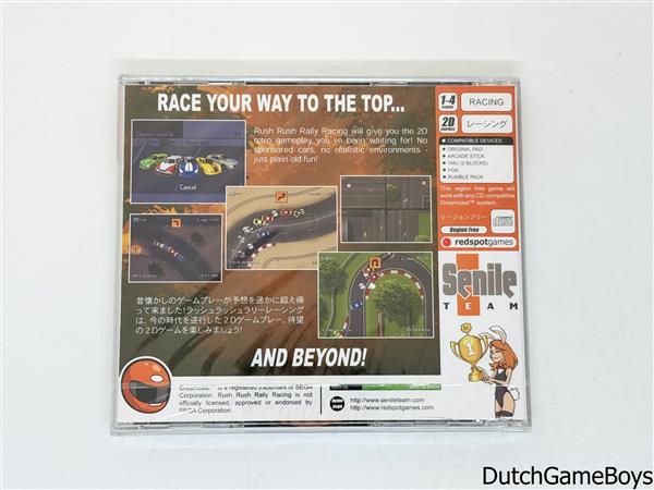 Grote foto sega dreamcast rush rush rally racing new sealed spelcomputers games overige games