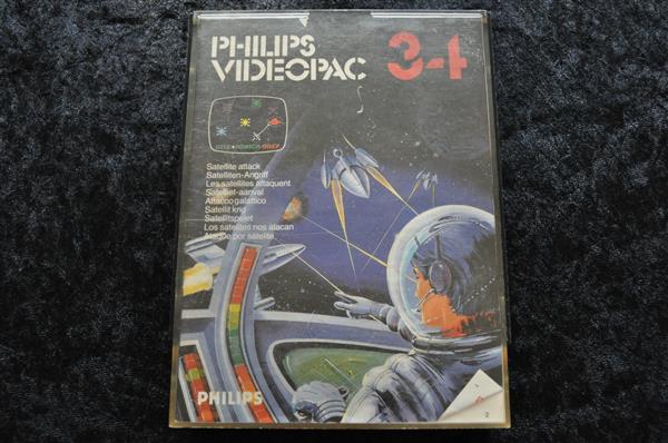 Grote foto philips videopac nr 34 sattellite attack spelcomputers games overige games