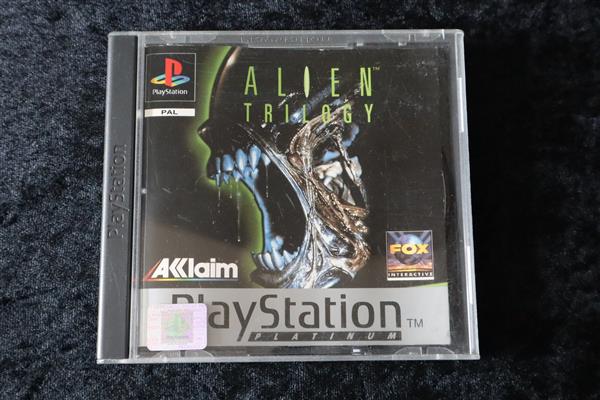 Grote foto alien trilogy playstation 1 ps1 platinum no front cover spelcomputers games overige playstation games