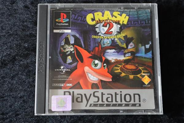 Grote foto crash bandicoot 2 cortex strikes back ps1 platinum no front cover spelcomputers games overige playstation games