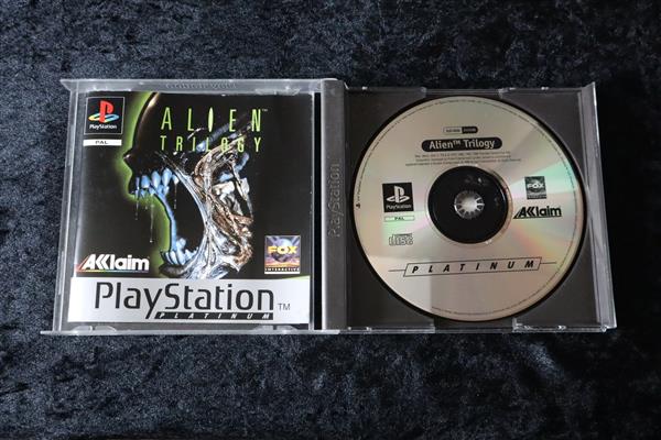 Grote foto alien trilogy playstation 1 ps1 platinum no front cover spelcomputers games overige playstation games