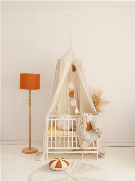 Grote foto canopy circus cream cream kinderen en baby complete kinderkamers