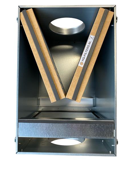 Grote foto airclean filterbox hq 607 met diverse slang aansluitingen doe het zelf en verbouw luchtverdeeltechniek