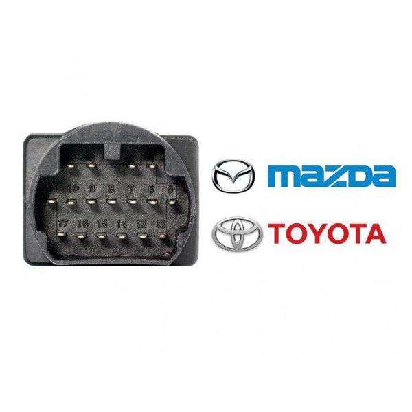 Grote foto mazda toyota 17 pin obd1 16 pin obd2 adapter auto onderdelen auto gereedschap