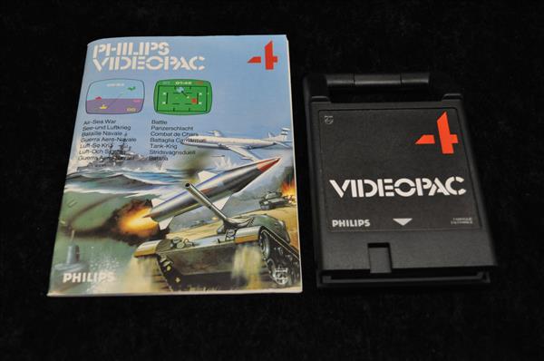 Grote foto philips videopac nr 4 air sea war spelcomputers games overige games