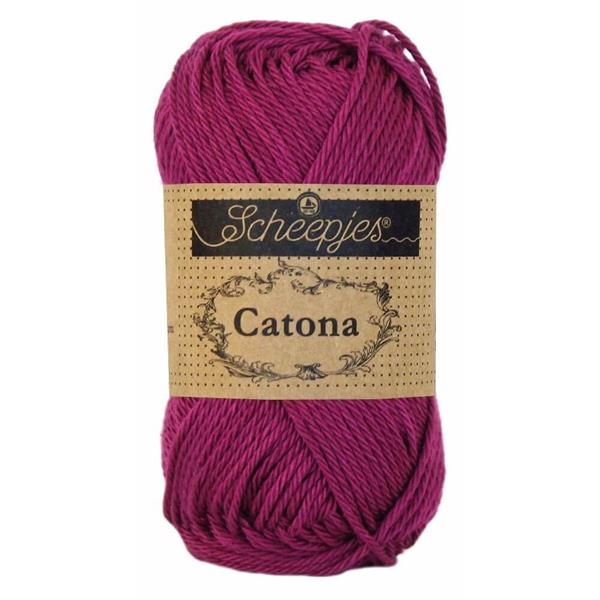 Grote foto scheepjes catona 50 gram 128 tyrian purple verzamelen overige verzamelingen