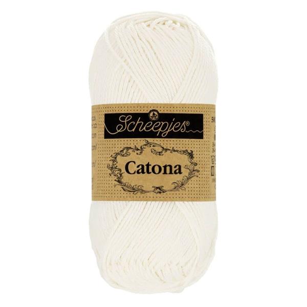 Grote foto scheepjes catona 50 gram 105 bridal white verzamelen overige verzamelingen