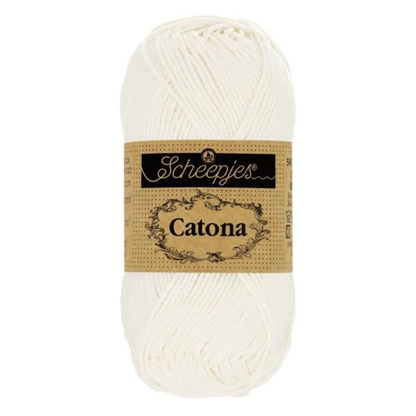 Grote foto scheepjes catona 50 gram 105 bridal white verzamelen overige verzamelingen