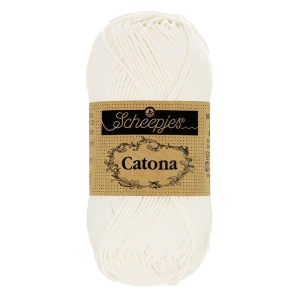 Grote foto scheepjes catona 50 gram 105 bridal white verzamelen overige verzamelingen