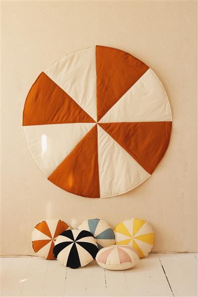 Grote foto patchwork circus mat caramel candy caramel kinderen en baby complete kinderkamers