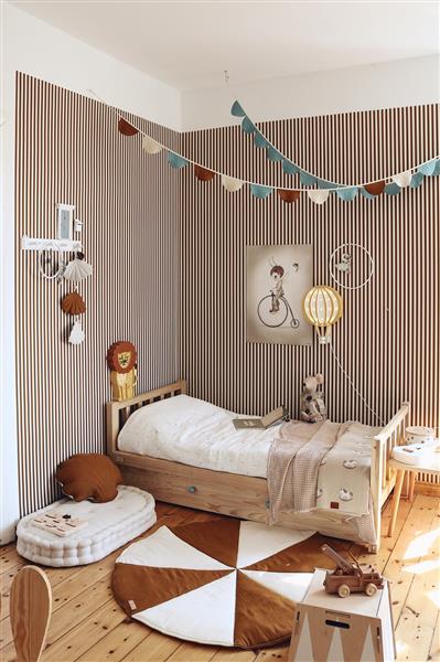 Grote foto patchwork circus mat caramel candy caramel kinderen en baby complete kinderkamers