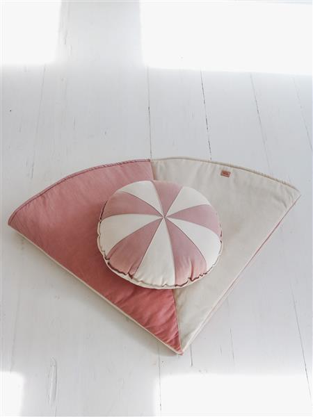 Grote foto patchwork circus mat powder pink candy powder pink kinderen en baby complete kinderkamers