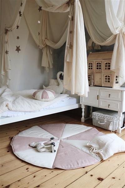 Grote foto patchwork circus mat powder pink candy powder pink kinderen en baby complete kinderkamers