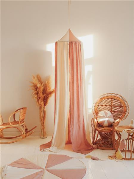 Grote foto patchwork circus mat powder pink candy powder pink kinderen en baby complete kinderkamers