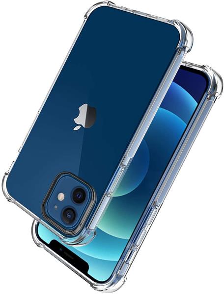 Grote foto drphone iphone 12 mini 5.4 inch tpu hoesje siliconen bumper case met verstevigde randen transpar telecommunicatie mobieltjes