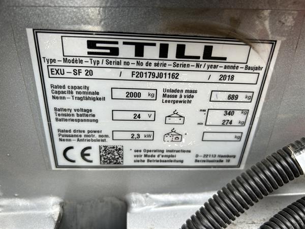 Grote foto vs 21587 elektrische palletwagen still lange lepels 2390mm doe het zelf en verbouw hefwerktuigen