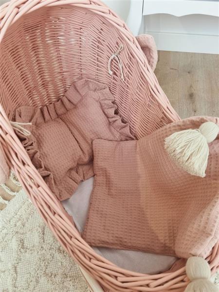 Grote foto poppenwagen roze met roze dekens roze met roze dekens kinderen en baby poppen