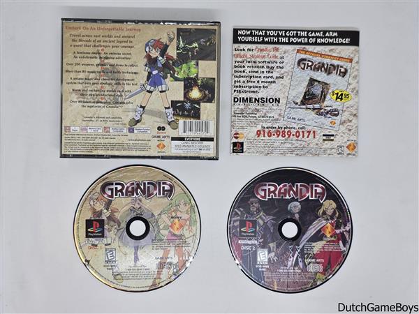 Grote foto playstation 1 ps1 grandia usa spelcomputers games overige playstation games