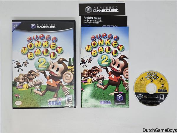 Grote foto nintendo gamecube super monkey ball 2 usa spelcomputers games overige nintendo games