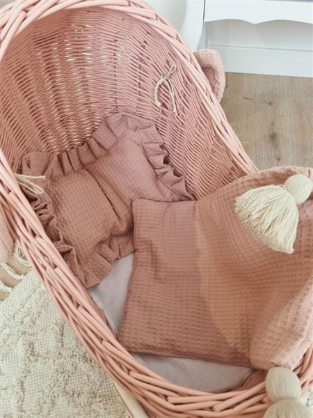 Grote foto poppenwagen roze met roze dekens roze met roze dekens kinderen en baby poppen