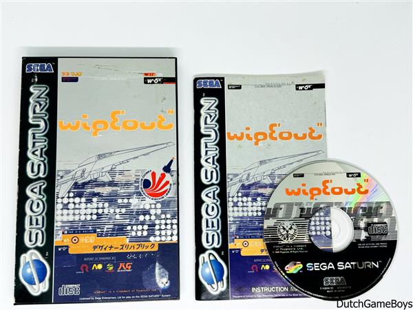 Grote foto sega saturn wipeout spelcomputers games overige games