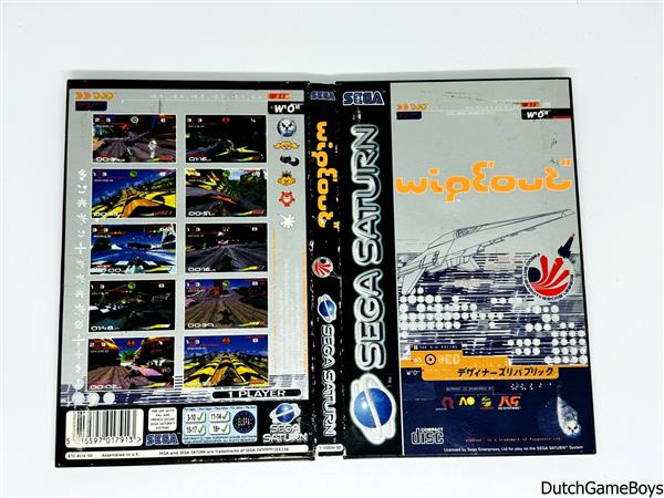 Grote foto sega saturn wipeout spelcomputers games overige games