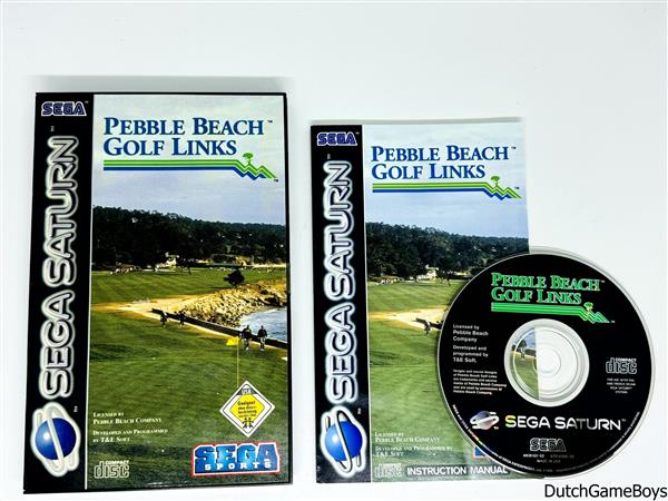 Grote foto sega saturn pebble beach golf links spelcomputers games overige games