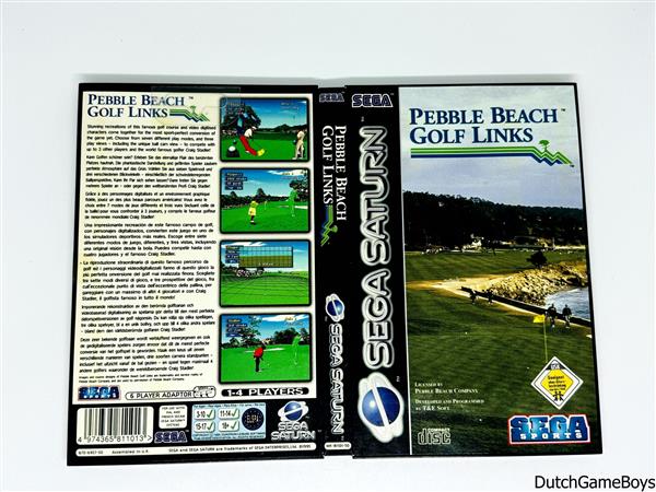 Grote foto sega saturn pebble beach golf links spelcomputers games overige games