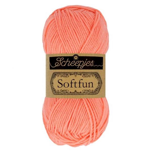 Grote foto scheepjes softfun 50 gram 2607 coral verzamelen overige verzamelingen