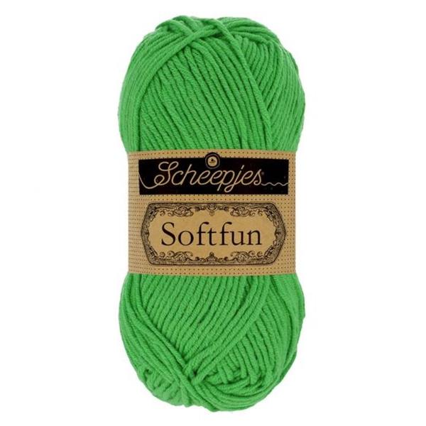 Grote foto scheepjes softfun 50 gram 2605 emerald verzamelen overige verzamelingen