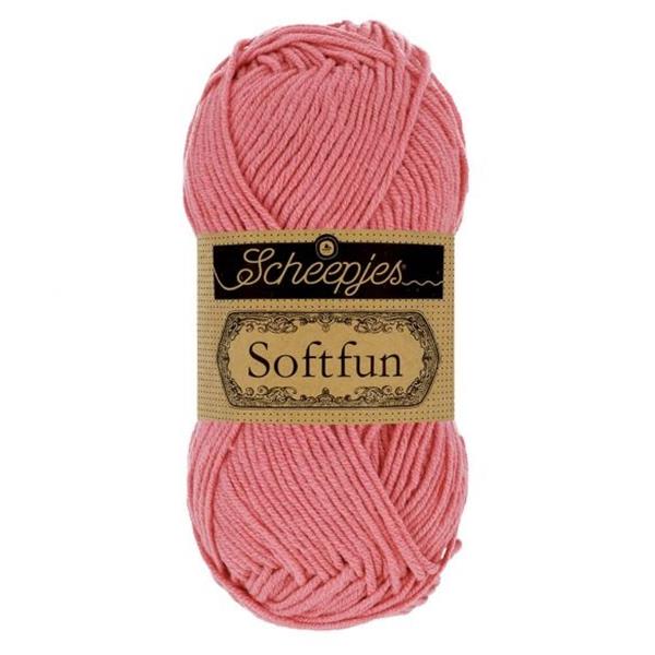 Grote foto scheepjes softfun 50 gram 2514 rose verzamelen overige verzamelingen