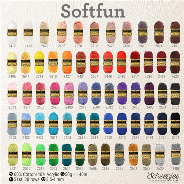 Grote foto scheepjes softfun 50 gram 2426 lace verzamelen overige verzamelingen