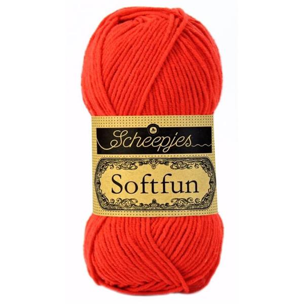 Grote foto scheepjes softfun 50 gram 2410 candy apple verzamelen overige verzamelingen