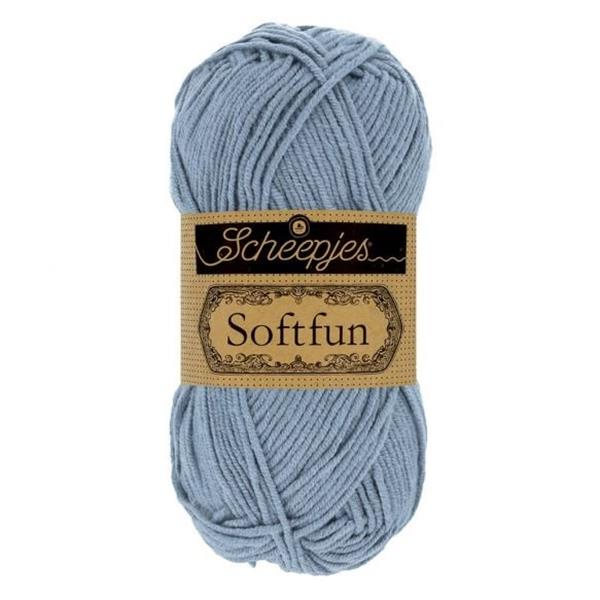 Grote foto scheepjes softfun 50 gram 2602 slate blue verzamelen overige verzamelingen