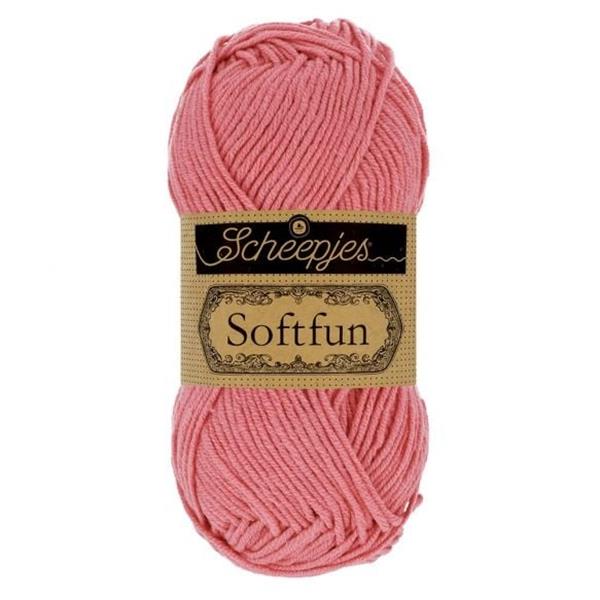 Grote foto scheepjes softfun 50 gram 2514 rose verzamelen overige verzamelingen