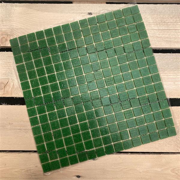 Grote foto ker glasmozaiek groen 2x2 moza ek 32 7x32 7cm doe het zelf en verbouw tegels