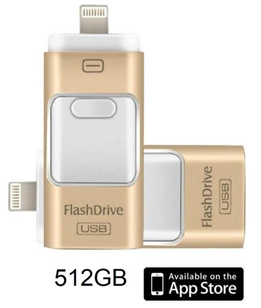 Grote foto drphone flashdrive 512 gb usb stick iphone ipad samsung usb stick micro usb naar usb type a computers en software overige computers en software