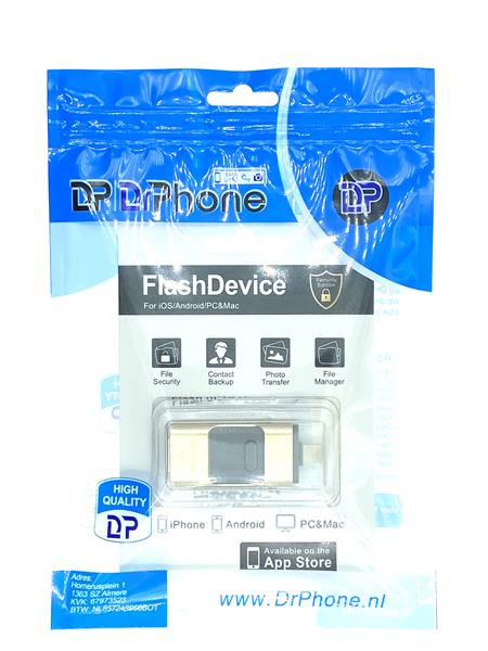 Grote foto drphone flashdrive 512 gb usb stick iphone ipad samsung usb stick micro usb naar usb type a computers en software overige computers en software