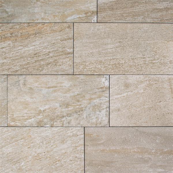 Grote foto beige wand en vloertegels 33x66 natuursteen look milwaukee doe het zelf en verbouw tegels