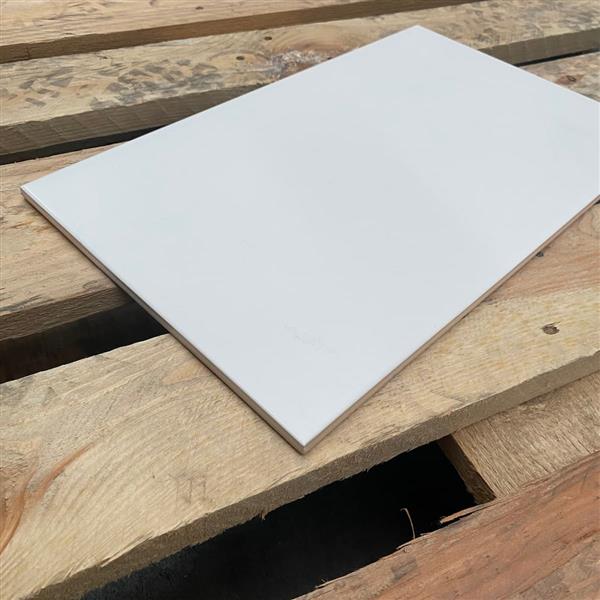 Grote foto option salla white mate 25x40cm partij van 8 9 m doe het zelf en verbouw tegels