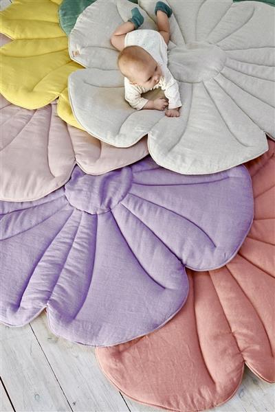 Grote foto velvet bloom mat pink elderberry pink elderberry kinderen en baby complete kinderkamers