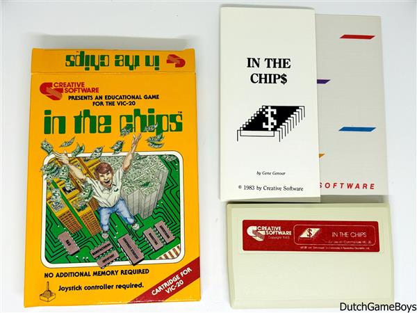 Grote foto commodore vic 20 in the chips spelcomputers games overige games
